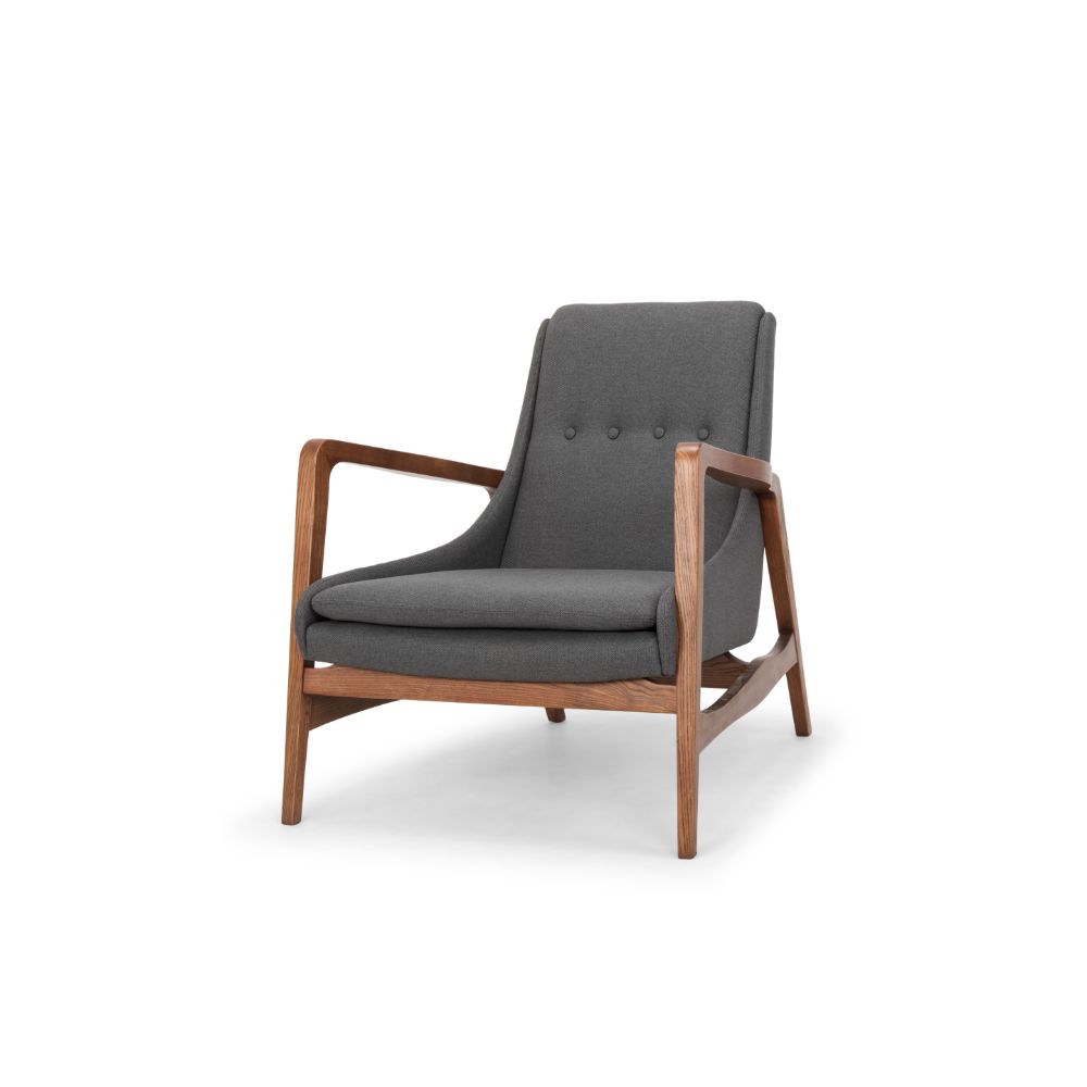 Nuevo HGSC301 ENZO OCCASIONAL CHAIR in ASH GREY